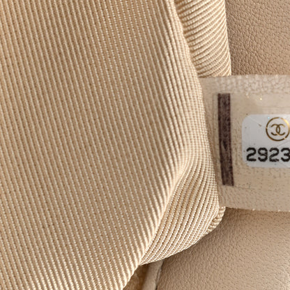 Chanel Lambskin Quilted Medium Chanel 19 Flap Light Beige 7 of 10