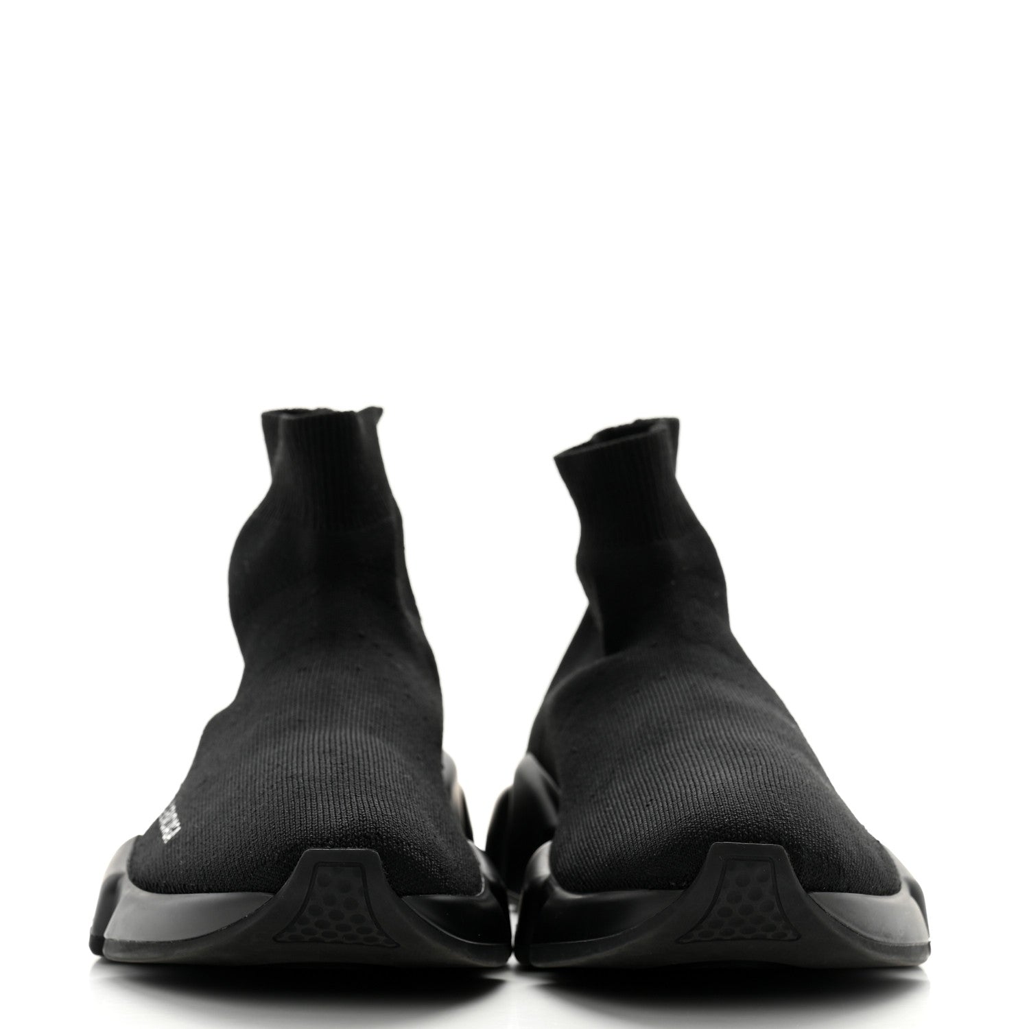 Balenciaga Technical 3D Recycled Knit Womens Speed 2.0 Sneakers 39 Monocolor Black 2 of 8