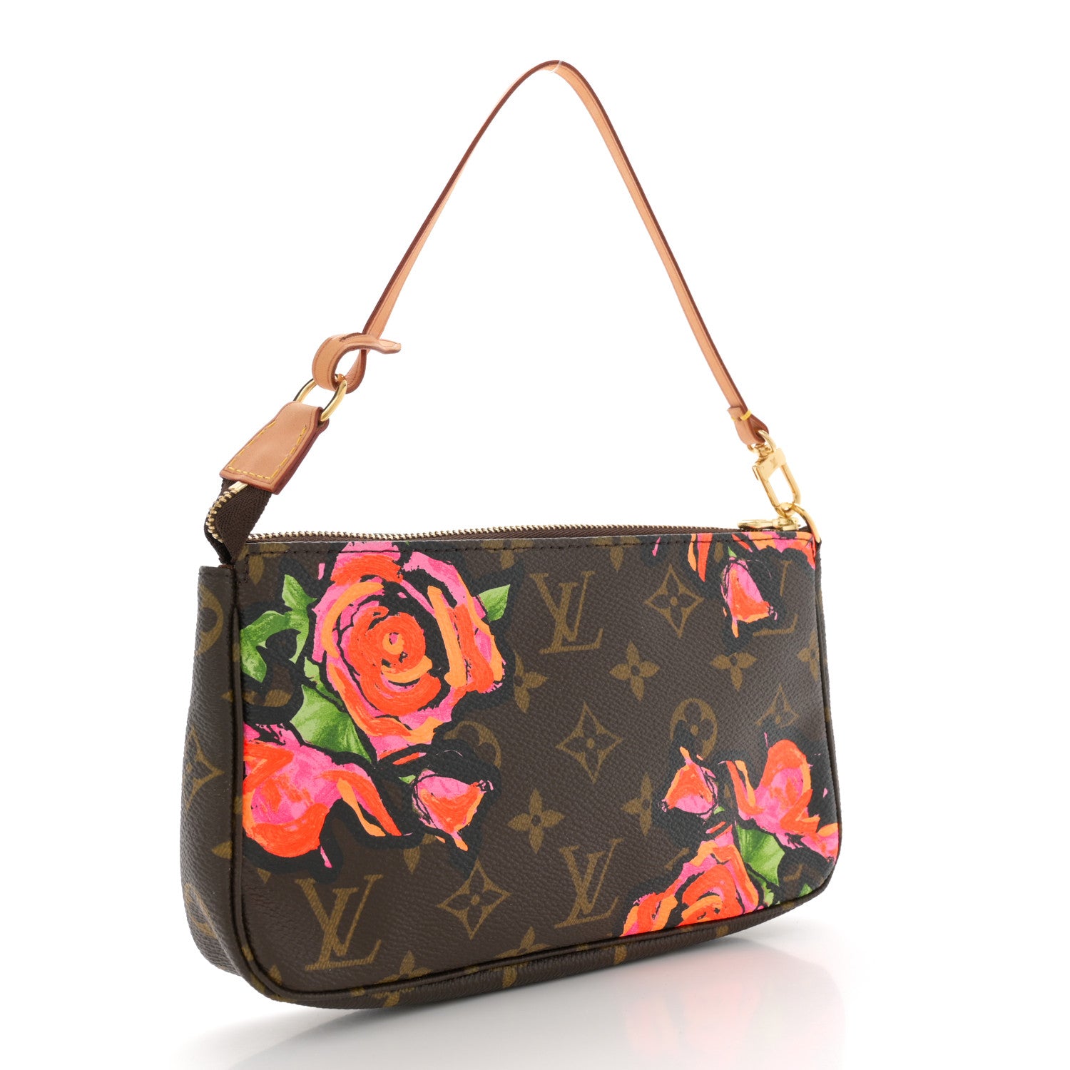 Louis Vuitton Monogram Roses Pochette Accessories 3 of 10