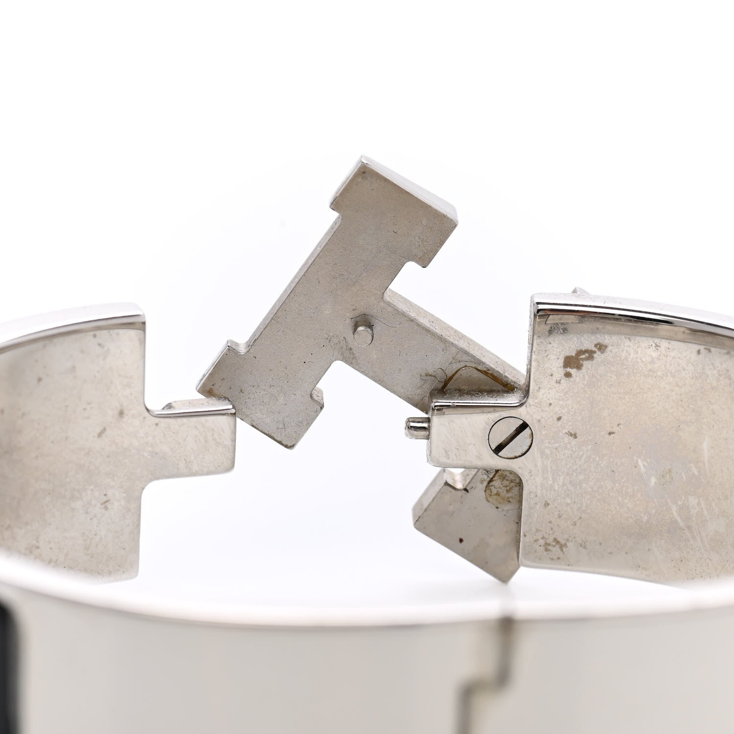 Hermes Enamel Wide Clic Clac H Bracelet GM Black 5 of 8