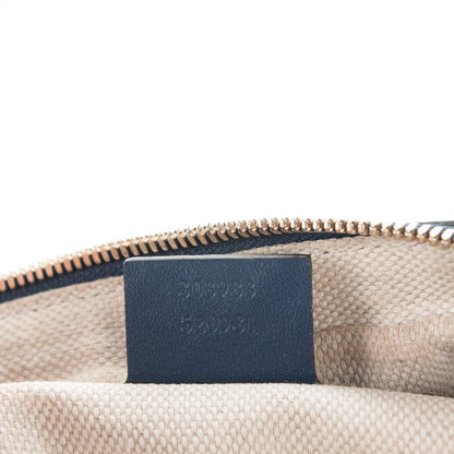 Gucci Soft Patent Small Soho Bowler Uniform Blue 7 of 7