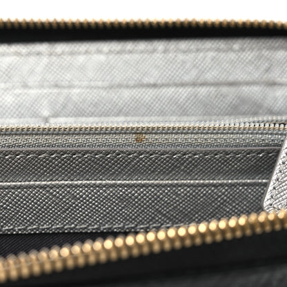 MCM Visetos Large Zip Around Wallet Black 11 of 13