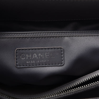 Chanel Caviar Quilted XL Grand Shopping Tote GST Light Grey 8 of 11