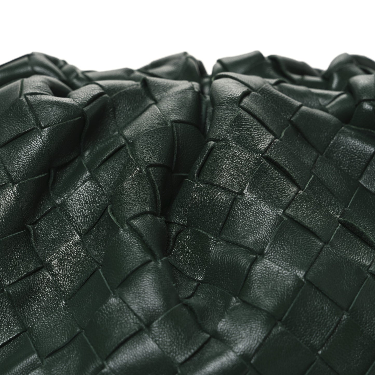 Nappa Maxi Intrecciato The Pouch Oversized Clutch Raintree