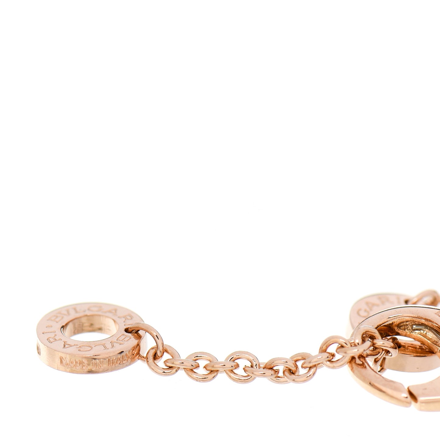 18K Rose Gold Black Ceramic B.Zero1 Pendant Necklace