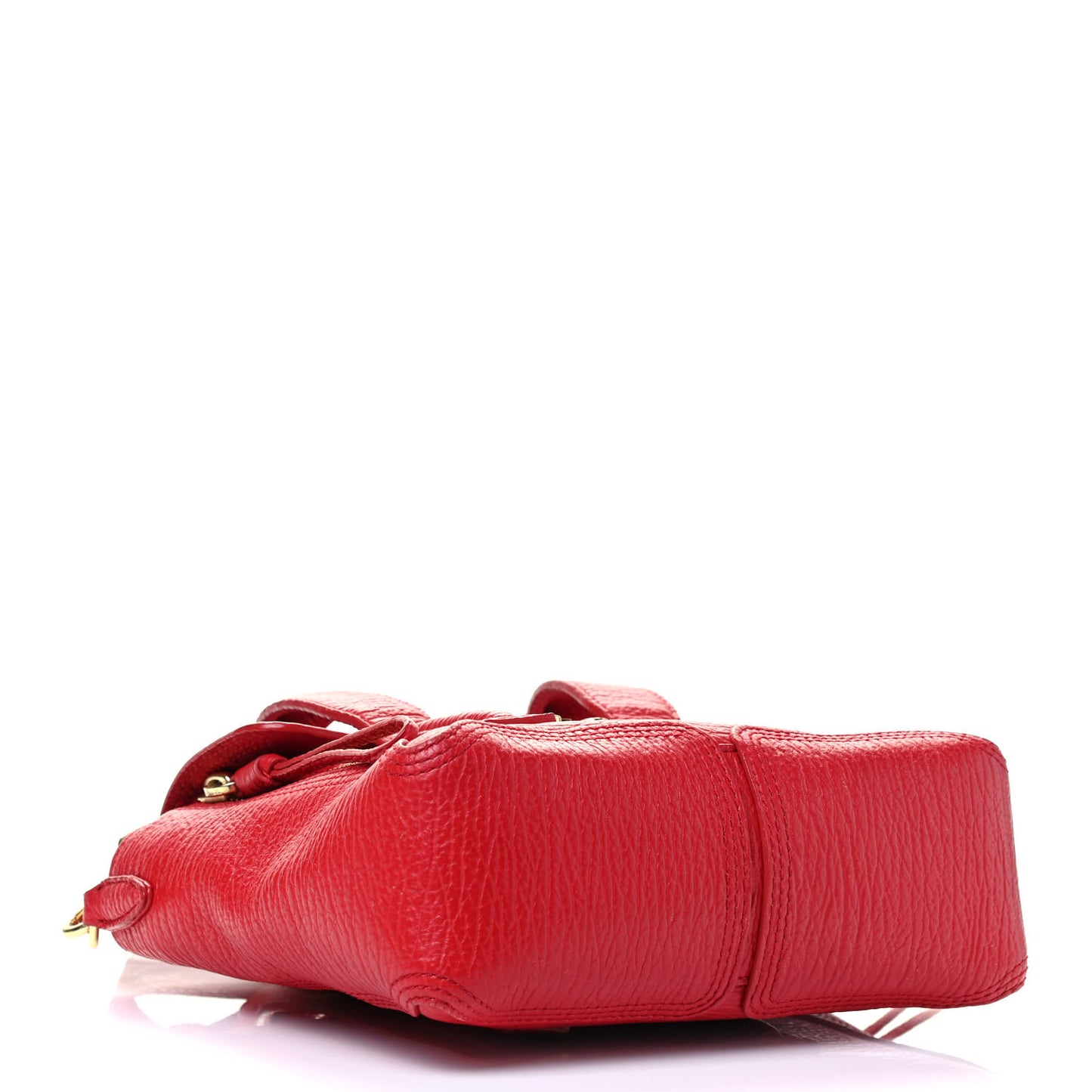Textured Calfskin Mini Pashli Satchel Red