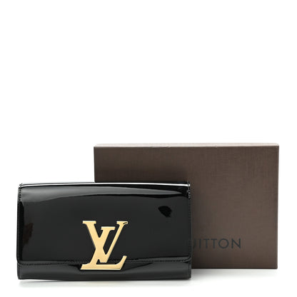 Louis Vuitton Patent Louise Clutch Black 8 of 8