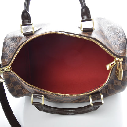 Louis Vuitton Damier Ebene Speedy Bandouliere 30 6 of 12
