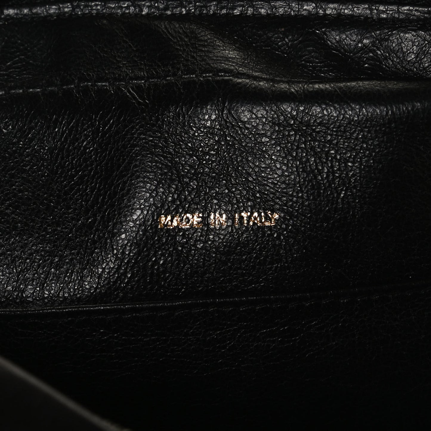 Lambskin Quilted CC Tassel Camera Case Black