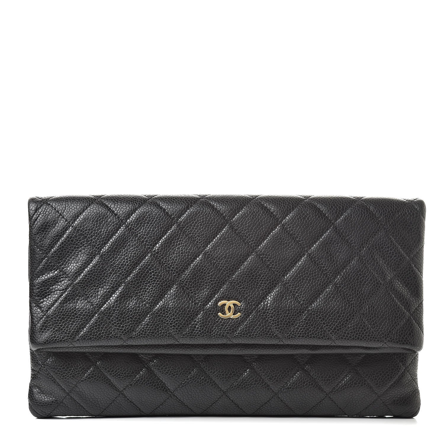 Chanel Caviar Quilted CC Beauty Clutch Black 1 of 10