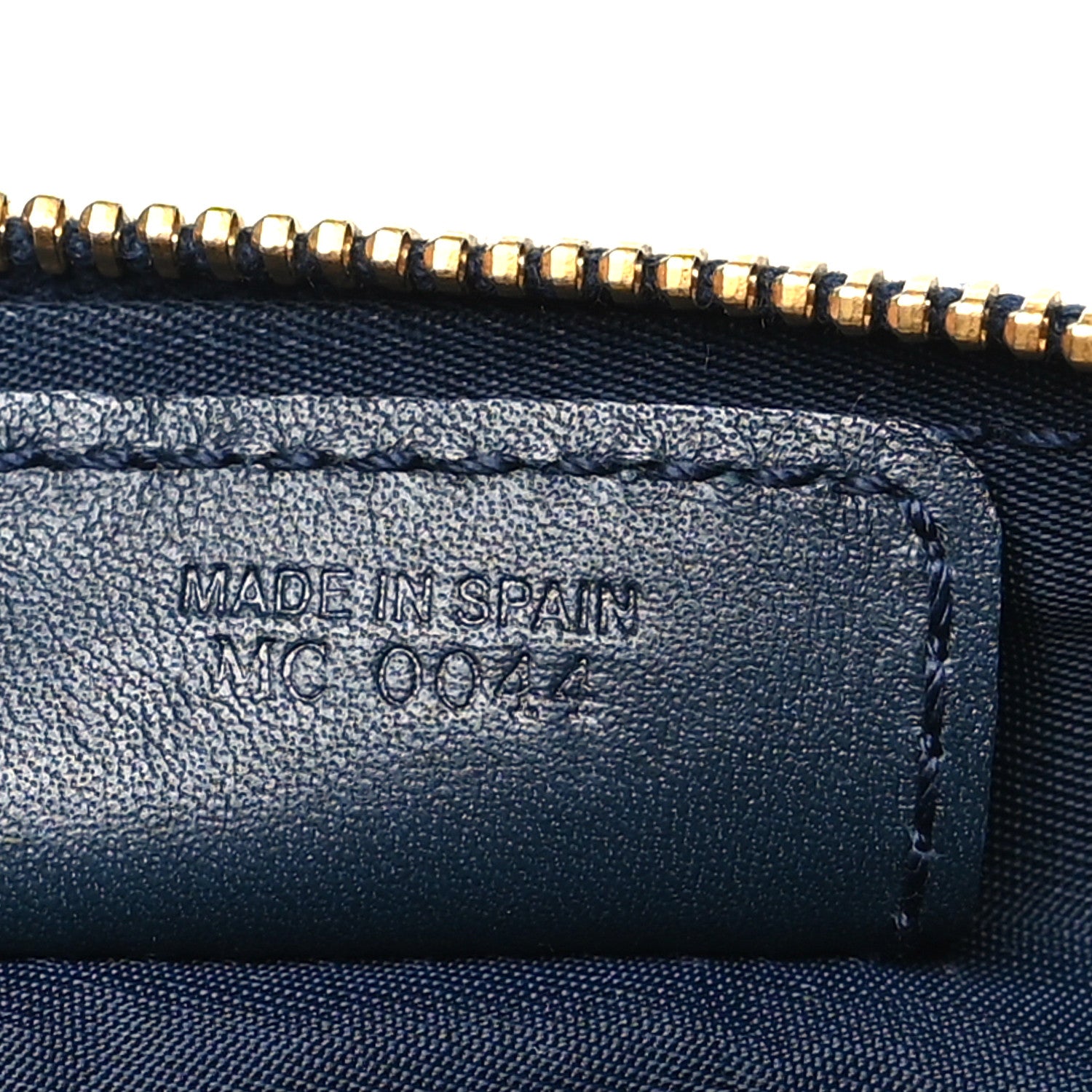 Christian Dior Monogram Mini Saddle Pochette Navy 7 of 10