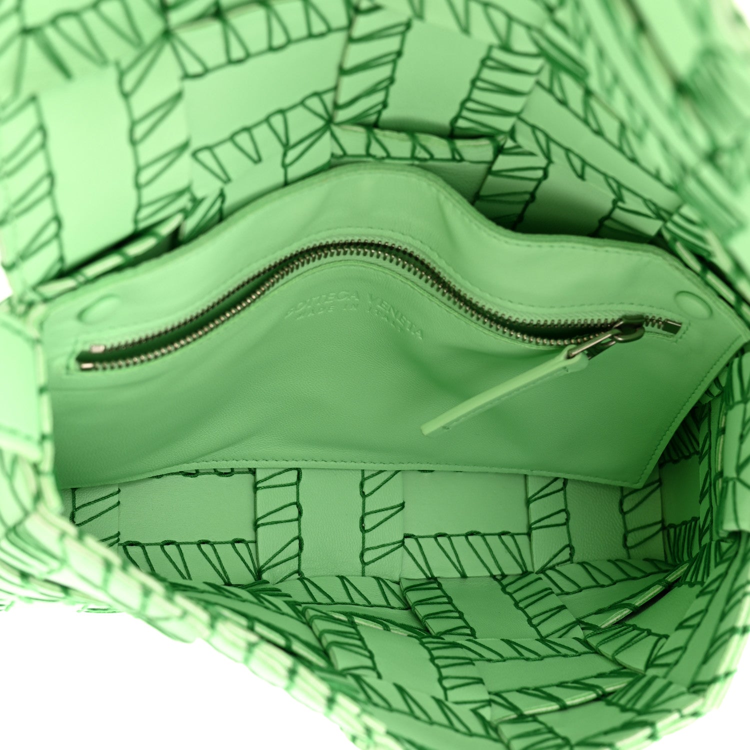 Bottega Veneta Nappa Maxi Intrecciato Overlock Stitched Cassette Crossbody Bag Parakeet 5 of 11