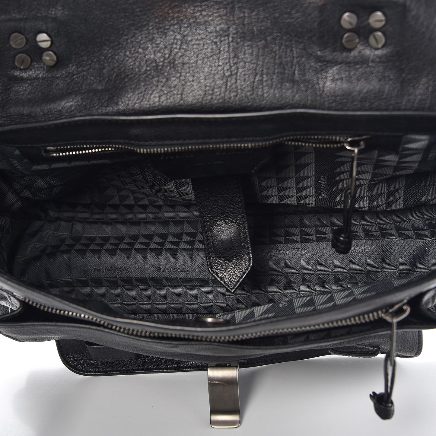 Lambskin Medium PS1 Satchel Black