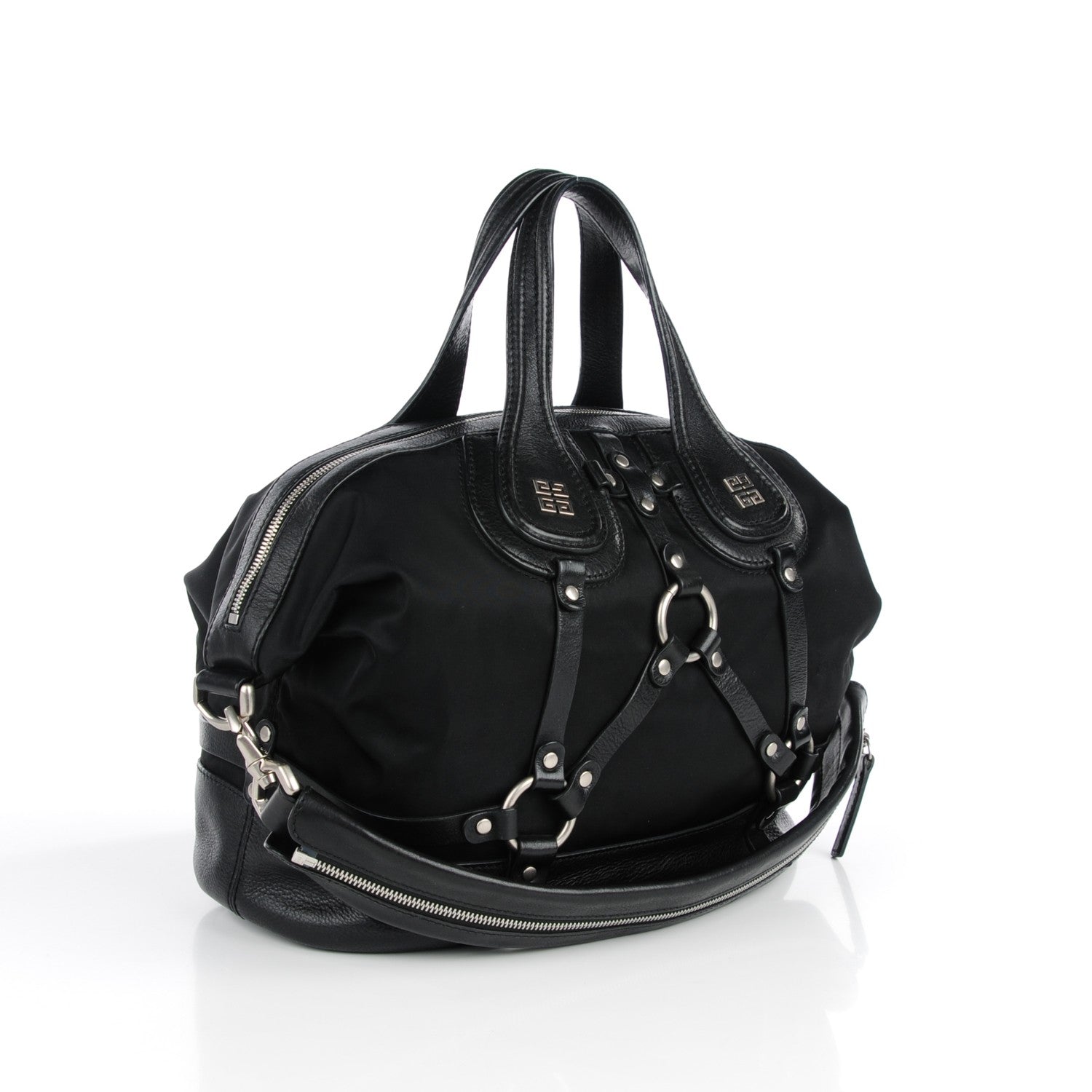 Givenchy Nylon Calfskin Medium Harness Nightingale Black 3 of 8