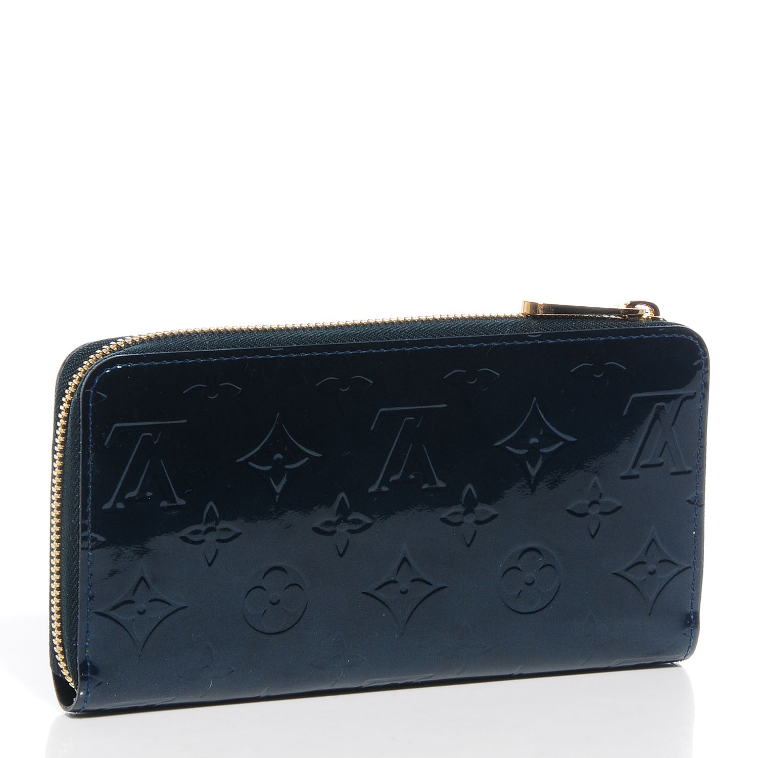 Louis Vuitton Vernis Zippy Wallet Blue Nuit 3 of 8