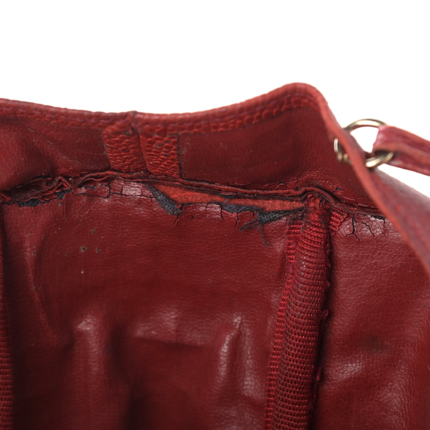 Caviar Perforated CC Tote Red