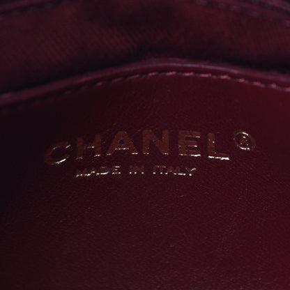 Chanel Aged Calfskin Quilted Small Just Mademoiselle Bowling Bag Black 6 of 9