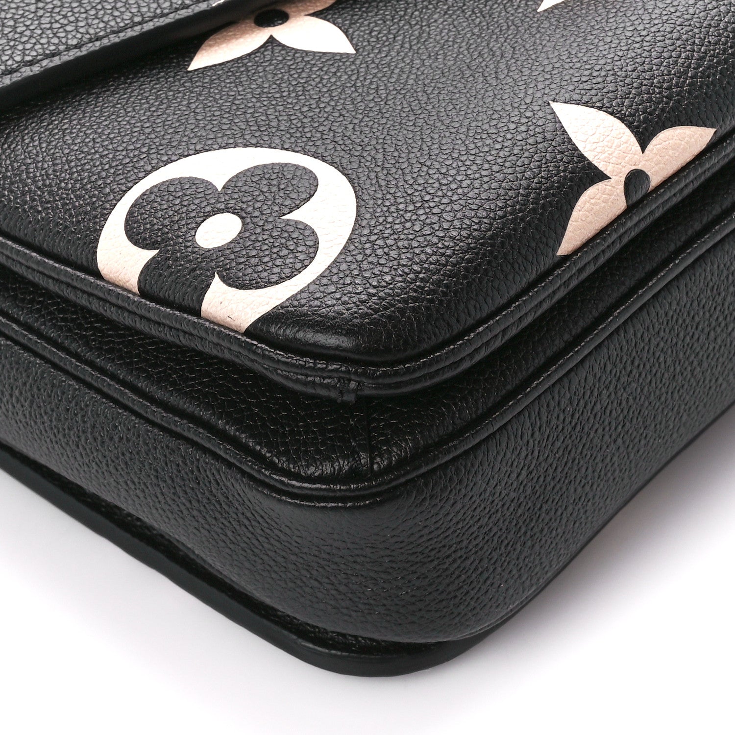 Louis Vuitton Empreinte Monogram Giant Pochette Metis Black Beige 10 of 11