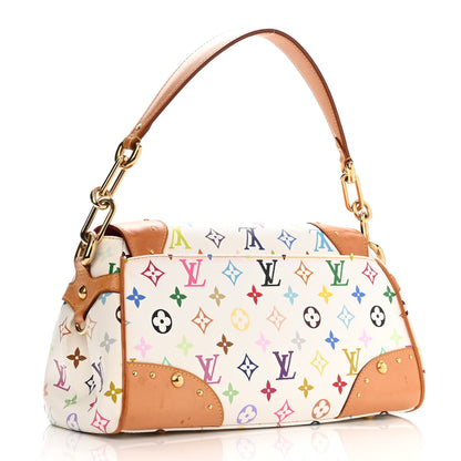 Louis Vuitton Monogram Multicolor Beverly MM White 3 of 16
