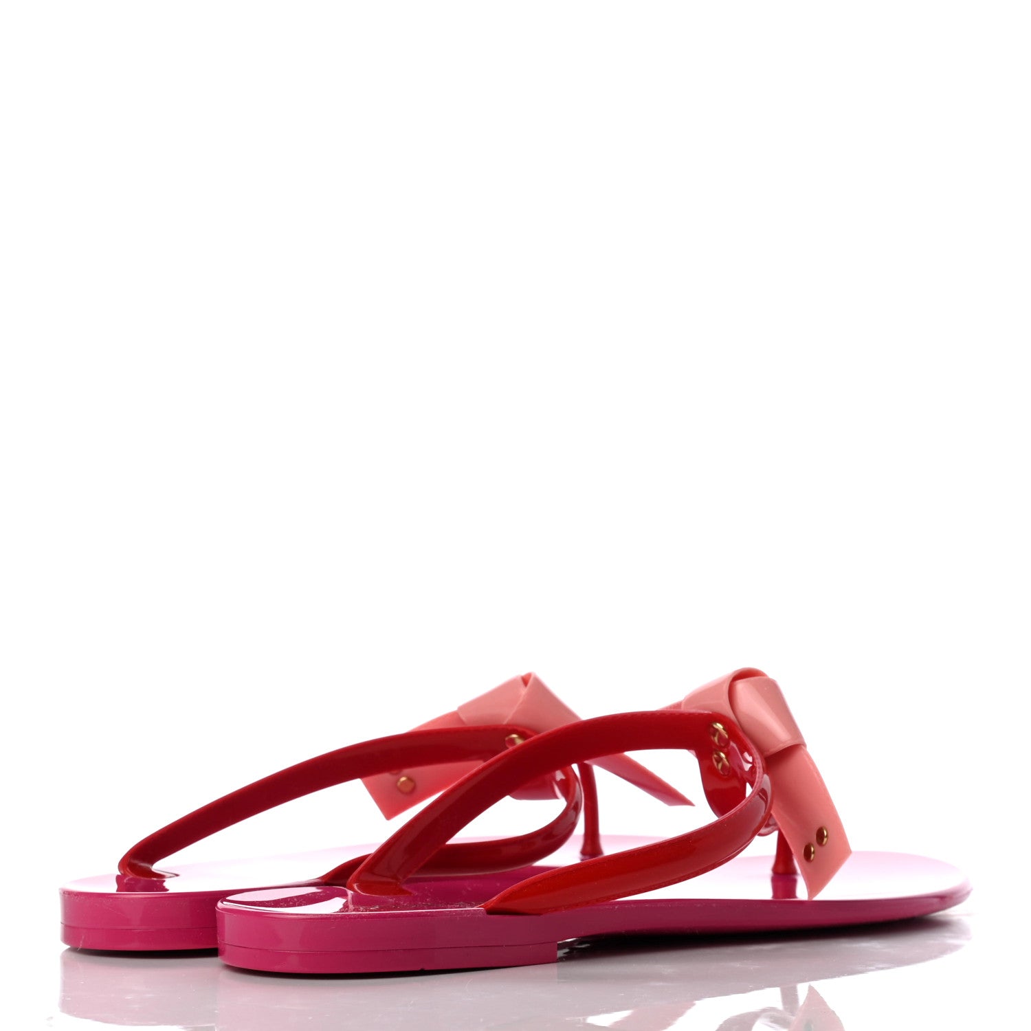 Louis Vuitton Patent Seastar Thong Sandals 39 Pink 3 of 8