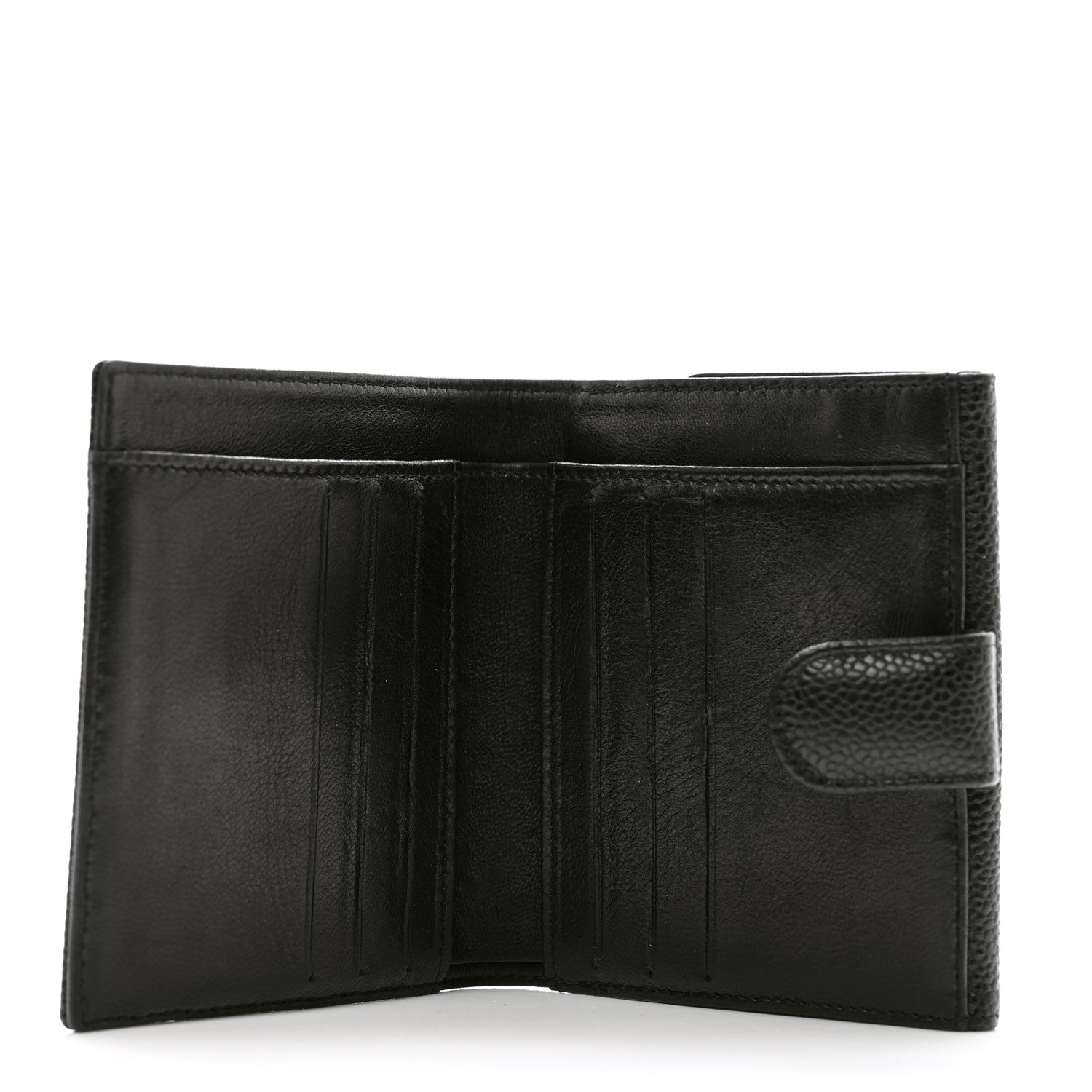 Chanel Caviar Timeless CC Flap Wallet Black 5 of 10