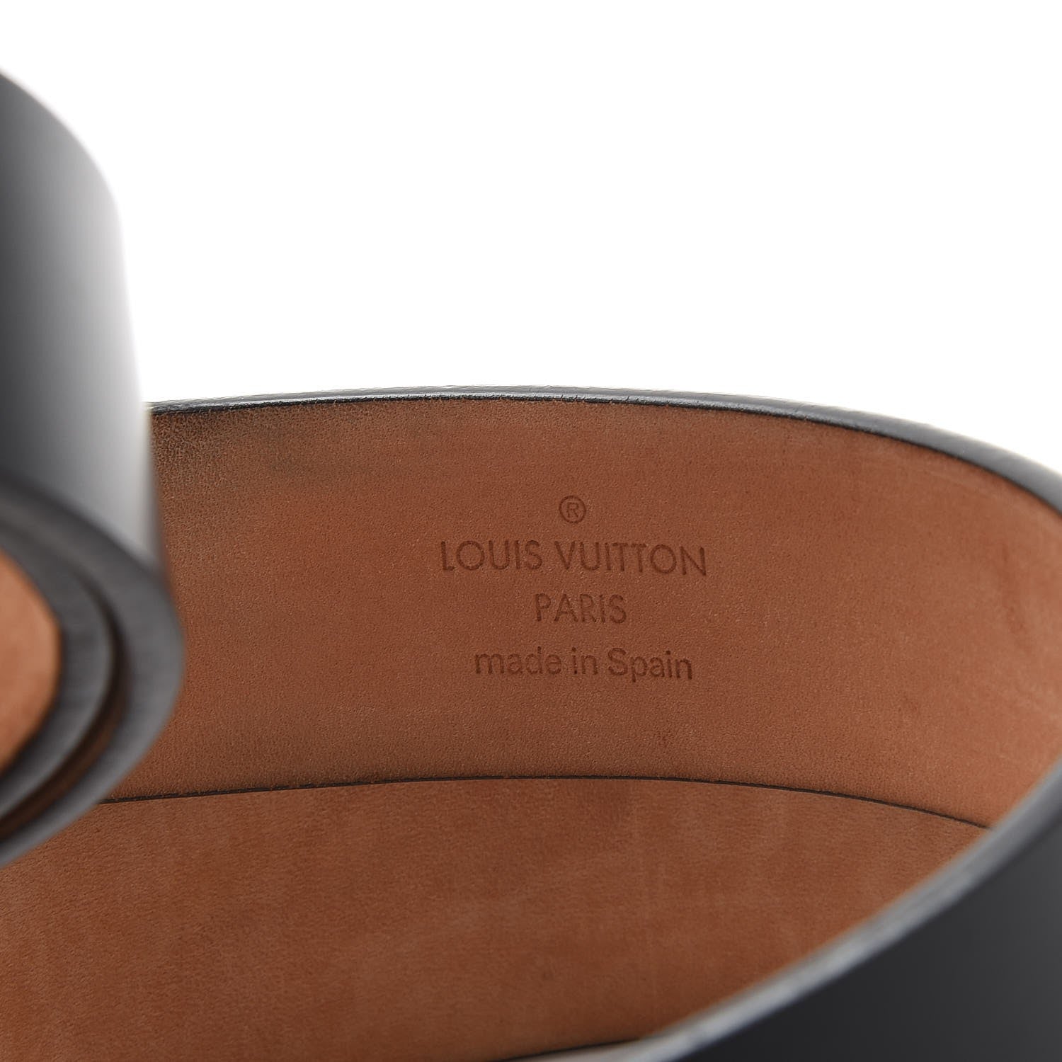 Louis Vuitton Calfskin 30mm LV Initiales Belt 100 40 Black 7 of 12