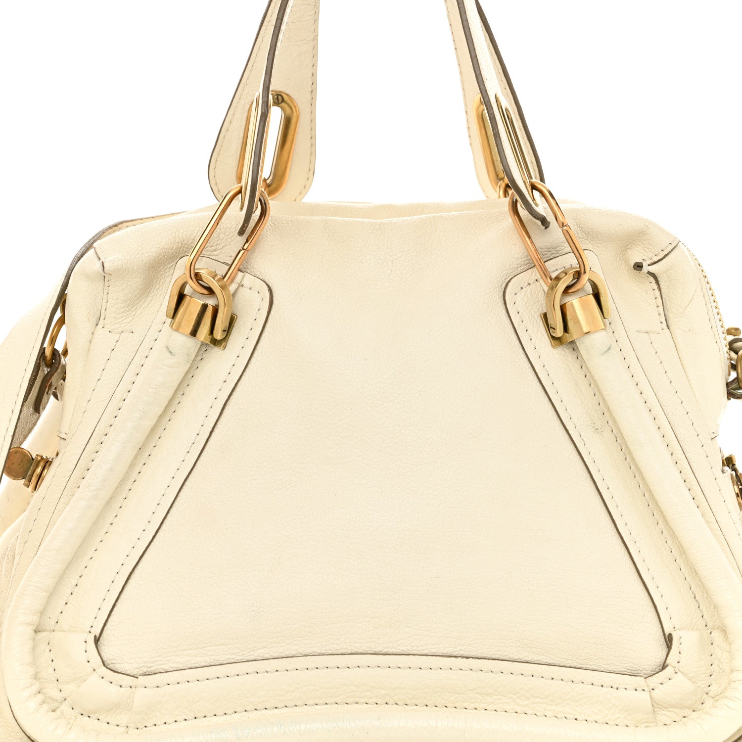 Chloe Calfskin Medium Paraty Cream 9 of 17