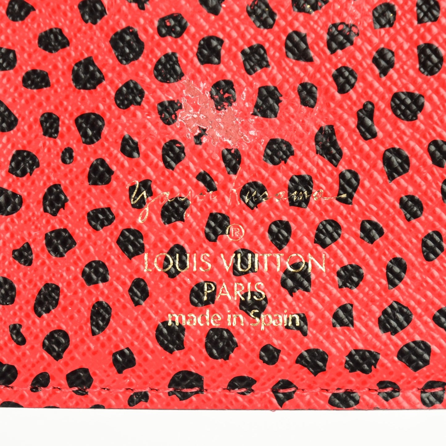 Monogram Kusama Interior Infinity Nets Small Ring Agenda Cover Red