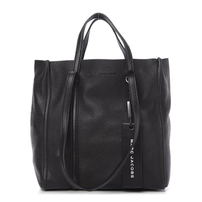 Marc Jacobs Grained Calfskin The Tag Tote Black 1 of 10