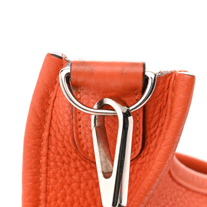 Hermes Taurillon Clemence Evelyne III GM Orange 17 of 18