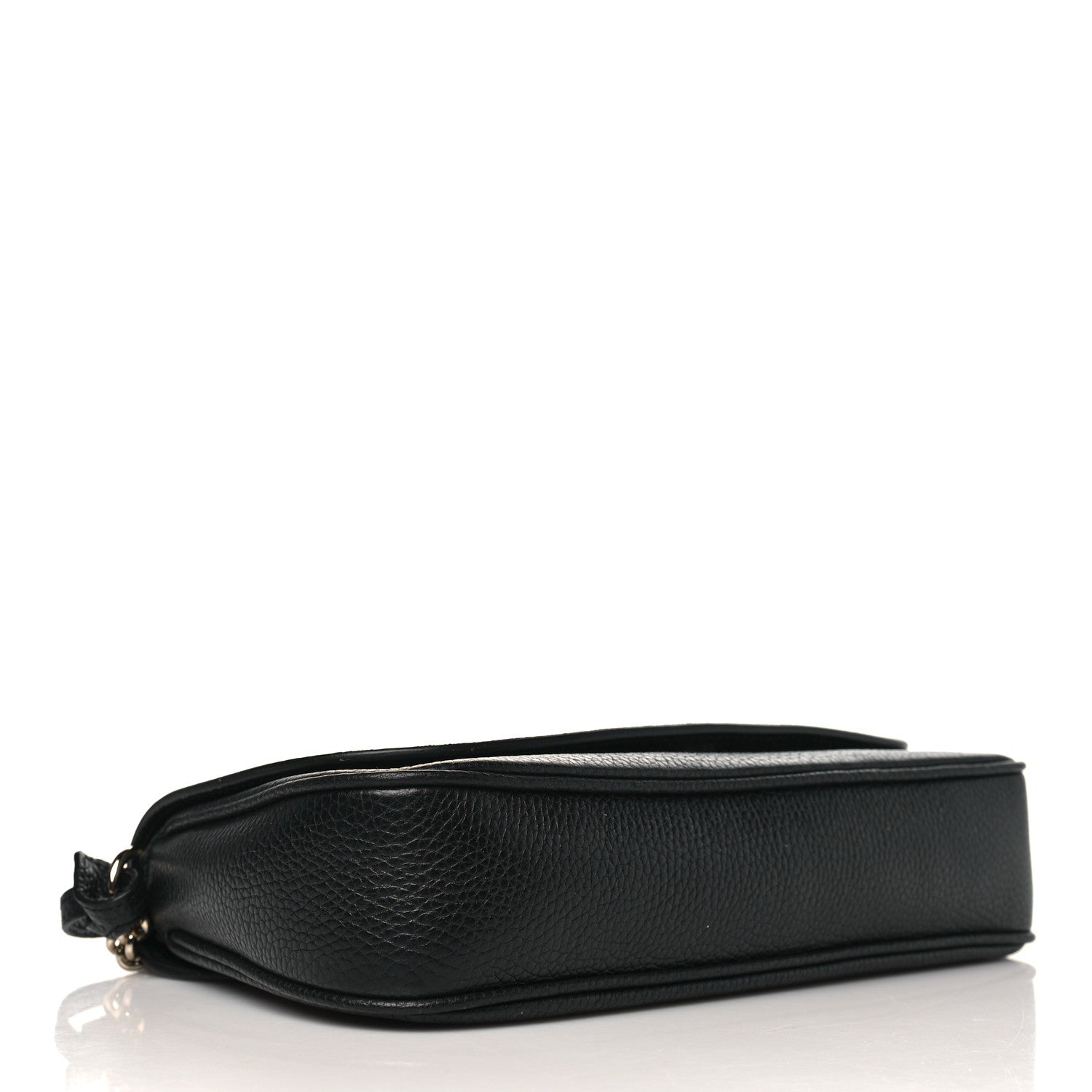 Gucci Pebbled Calfskin Medium Soho Flap Crossbody Black 4 of 9