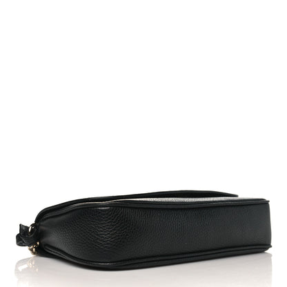 Gucci Pebbled Calfskin Medium Soho Flap Crossbody Black 4 of 9