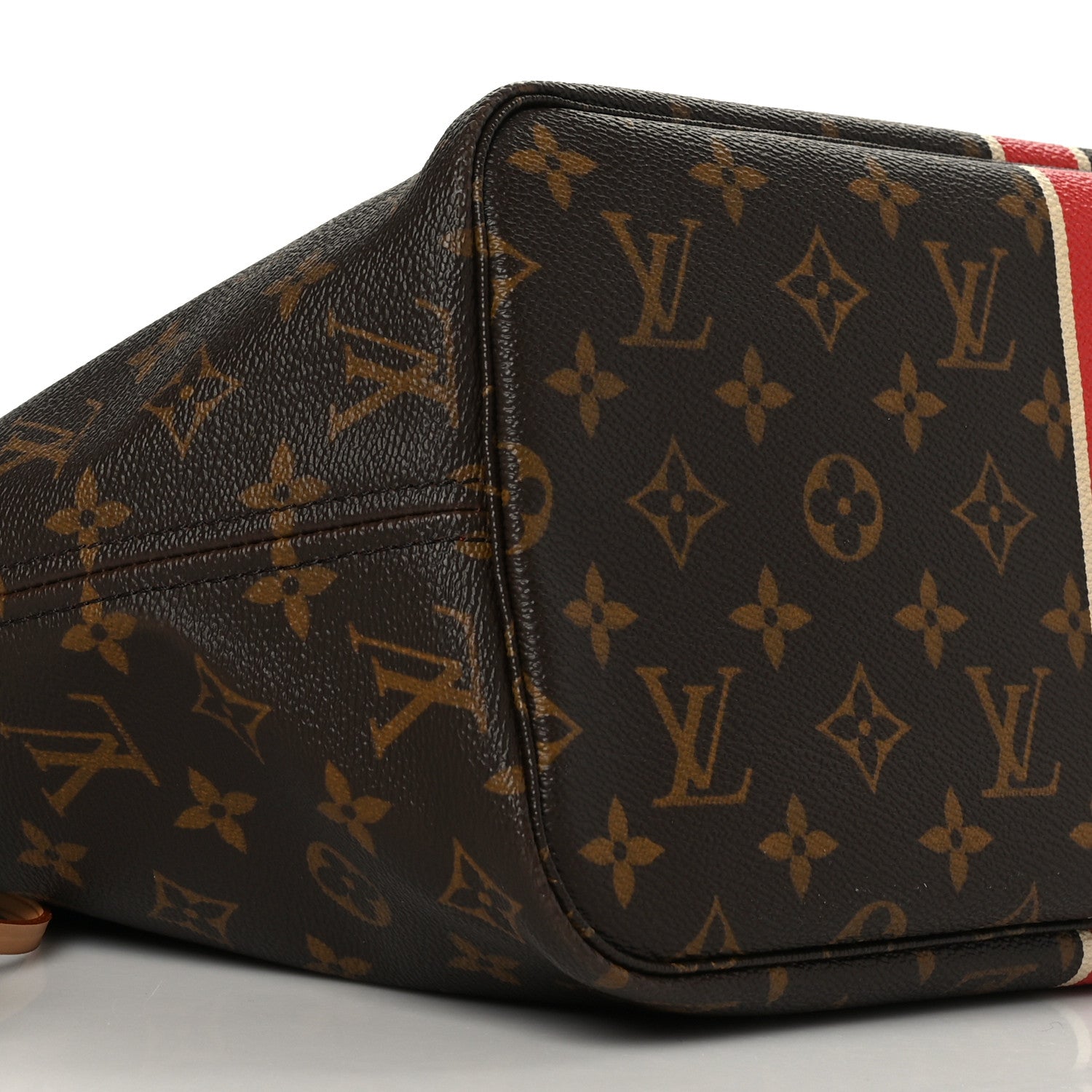 Louis Vuitton Monogram My LV Heritage Neverfull MM Rouge White 8 of 10