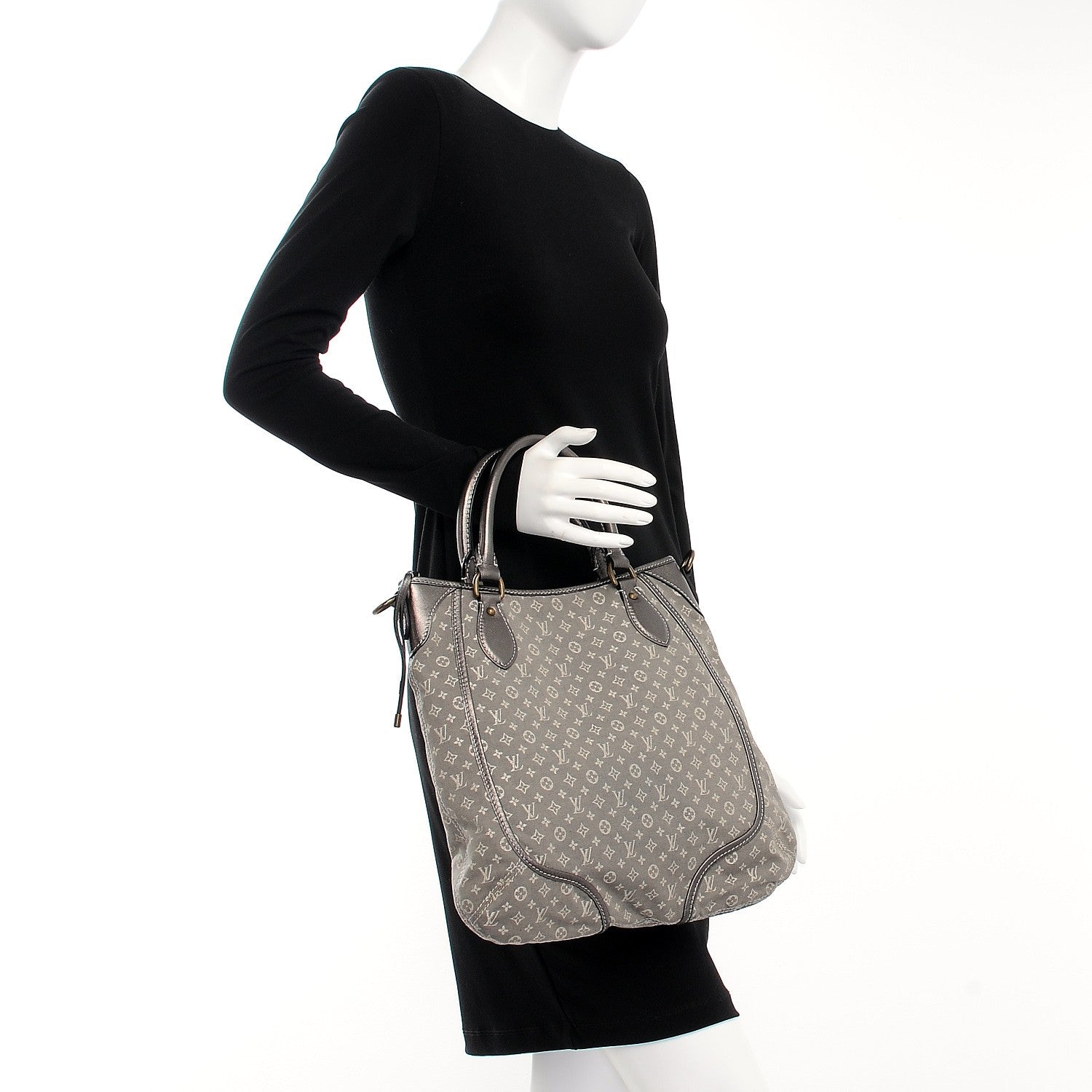 Louis Vuitton Mini Lin Monogram Besace Angele Platine 2 of 10