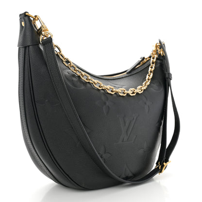 Louis Vuitton Empreinte Monogram Giant Loop Hobo Black 4 of 13