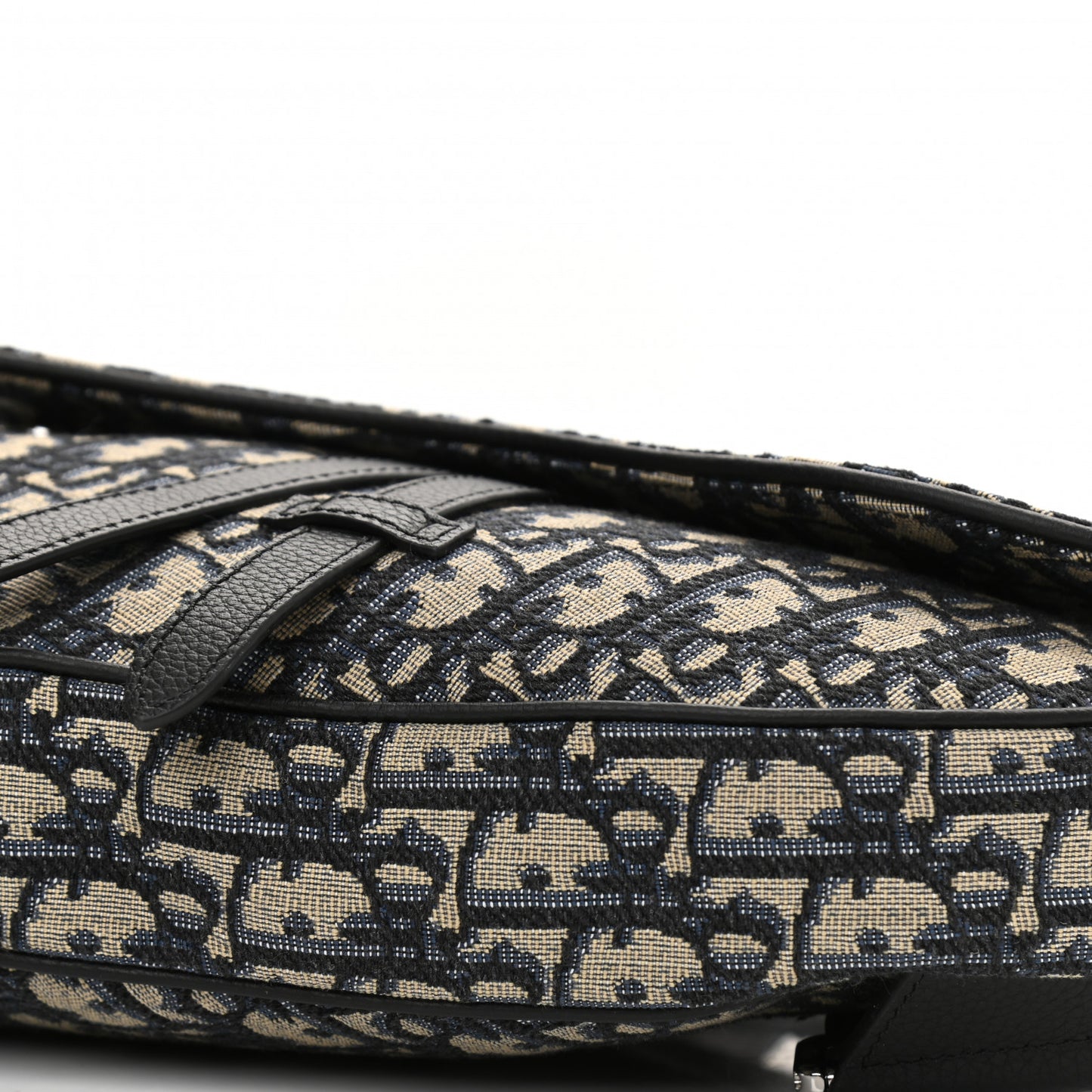 Oblique Mens Saddle Bag Blue