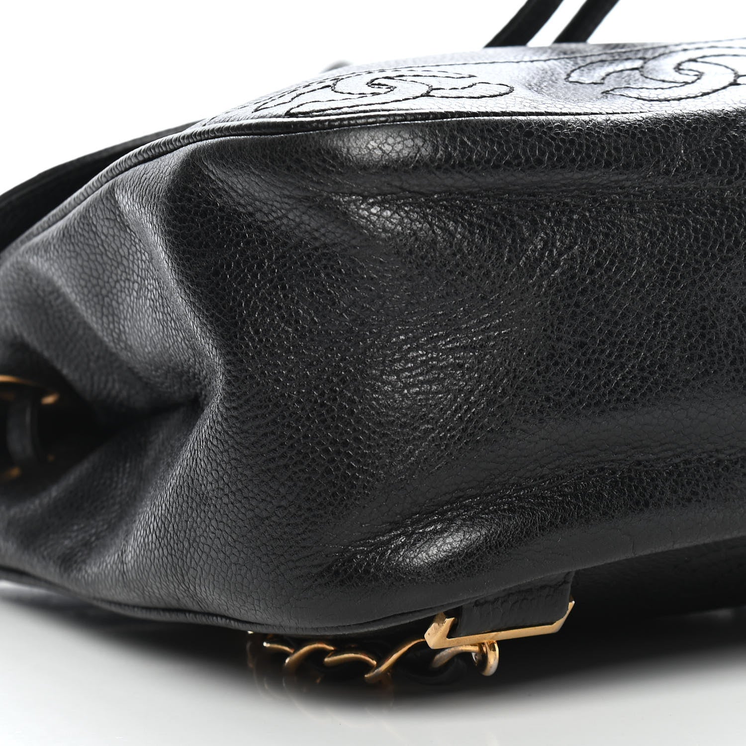 Chanel Caviar CC Backpack Black 8 of 9