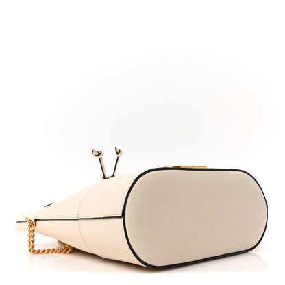 Valentino Garavani Nappa Mini VLogo Signature Chain Bucket Bag Light Ivory 4 of 10