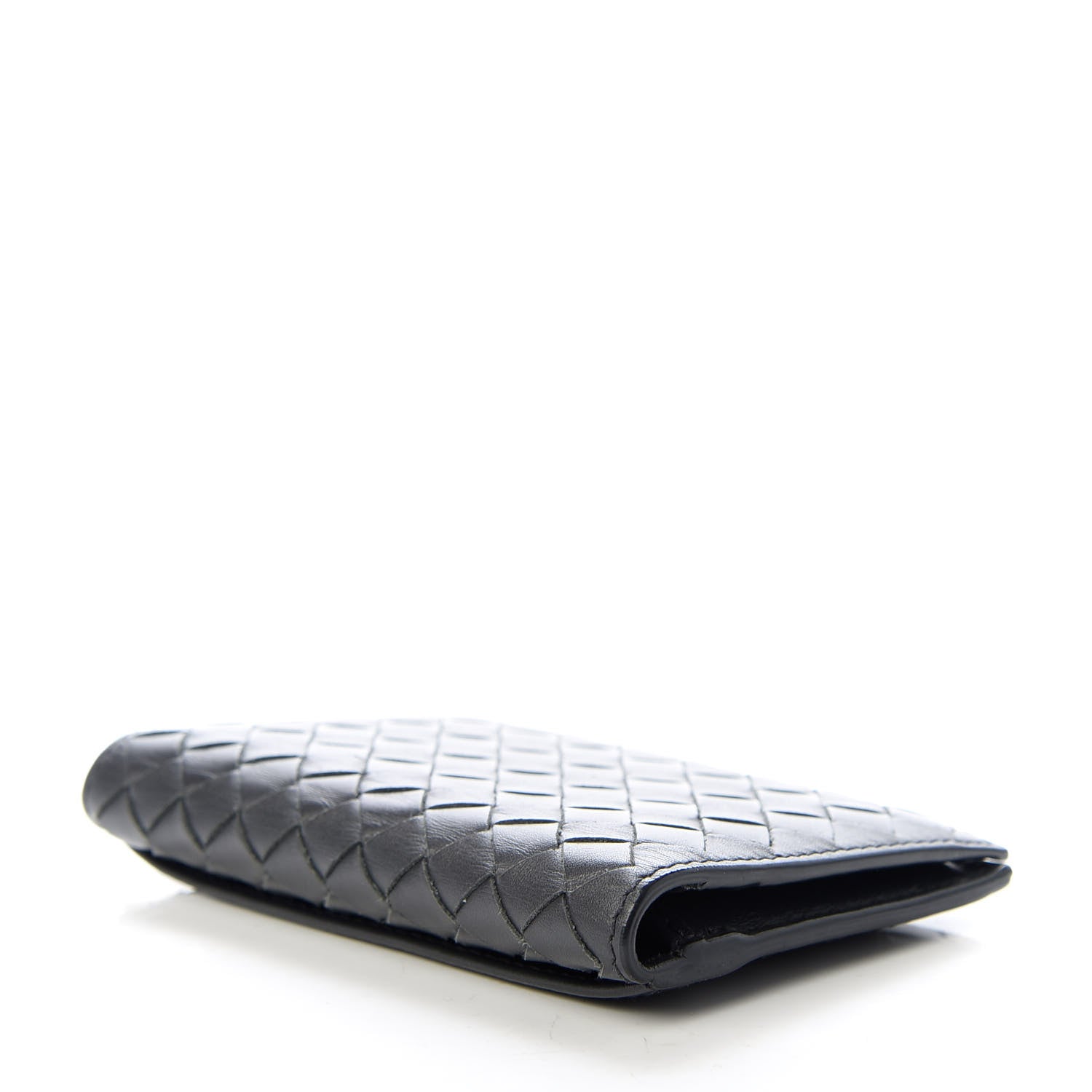 Bottega Veneta Nappa Intrecciato Bi-Fold Card Holder Black 4 of 7