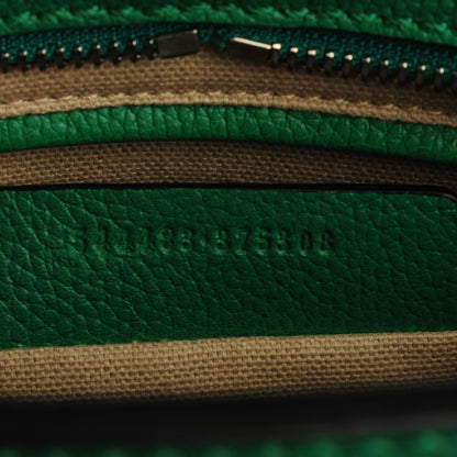 Alexander McQueen Pebbled Calfskin Mini Padlock Green 7 of 7