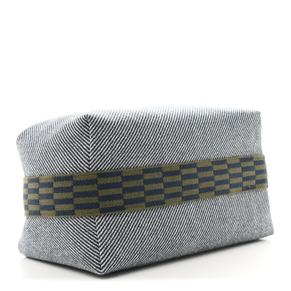 Hermes Wool Large Bride-A-Brac H Natte Pouch Bleu Abysse 4 of 9