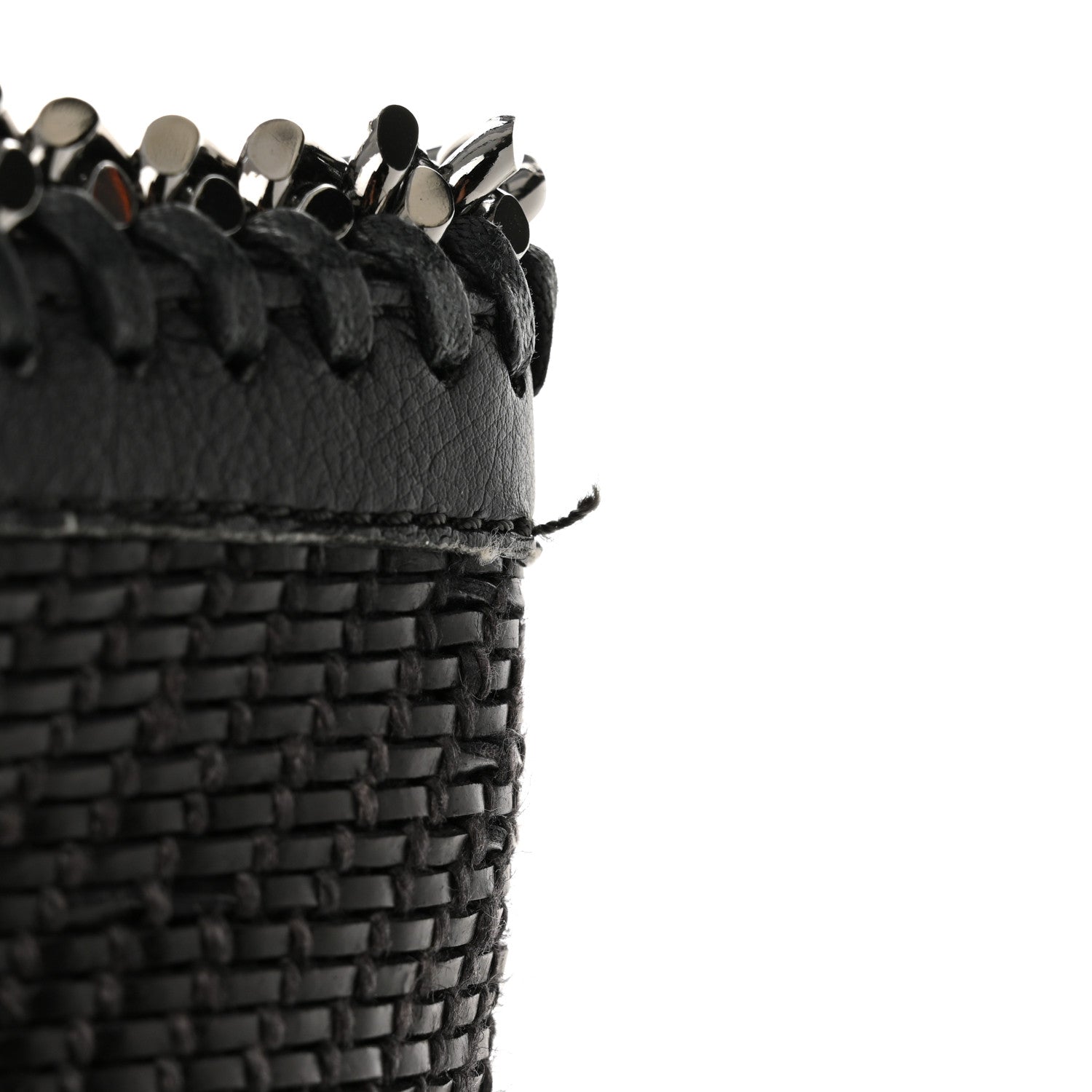 Stella McCartney Braided Falabella Clutch Black 10 of 13