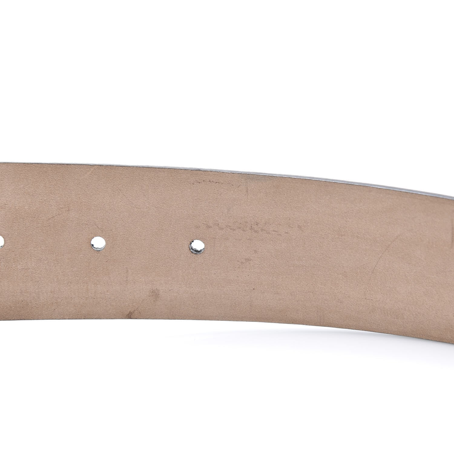 Gucci GG Supreme Monogram Selleria Interlocking G 40mm Belt 80 32 Beige Ebony Cuir 6 of 7
