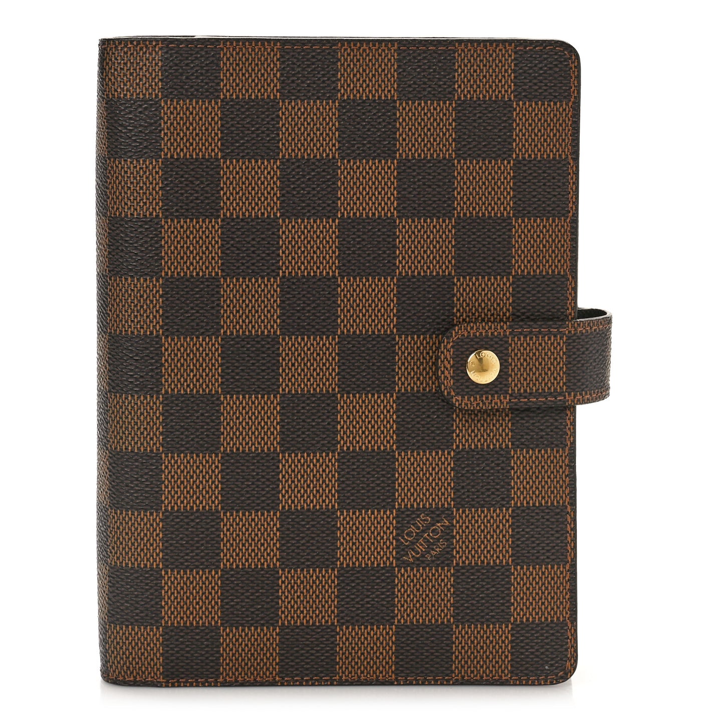 Damier Ebene Medium Ring Agenda Cover