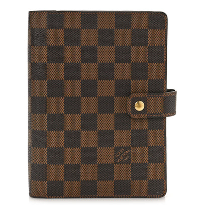 Louis Vuitton Damier Ebene Medium Ring Agenda Cover 1 of 9
