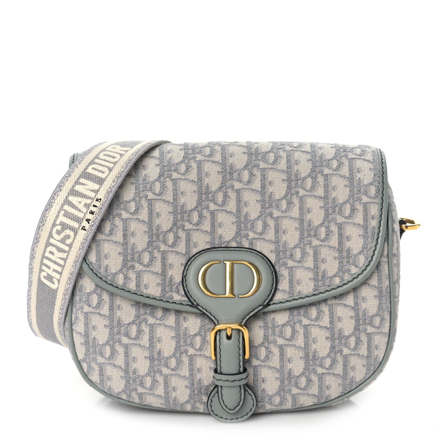 Christian Dior Oblique Medium Bobby Flap Gray 1 of 7