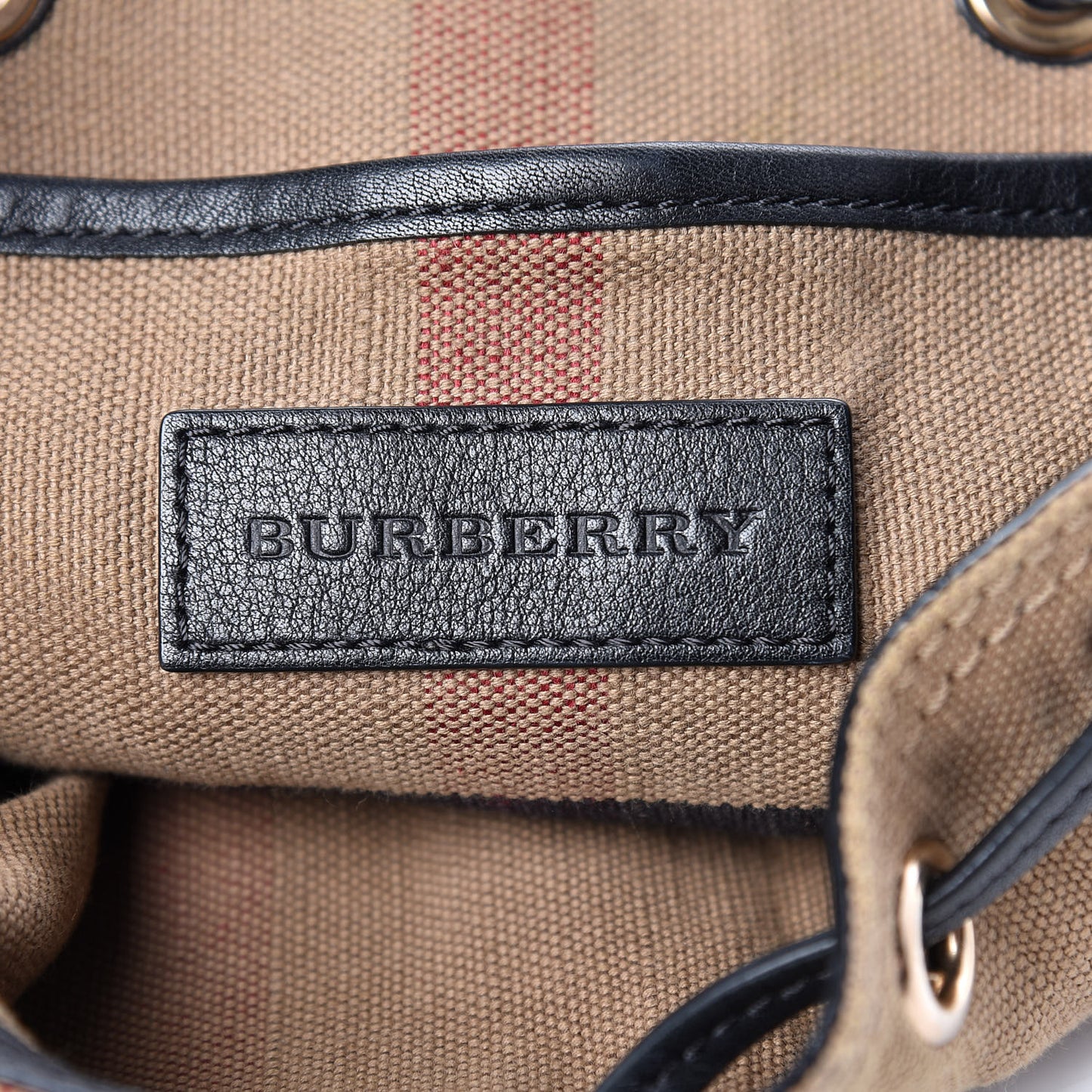 Overdyed Canvas Mega Check Medium Chiltern Backpack Black