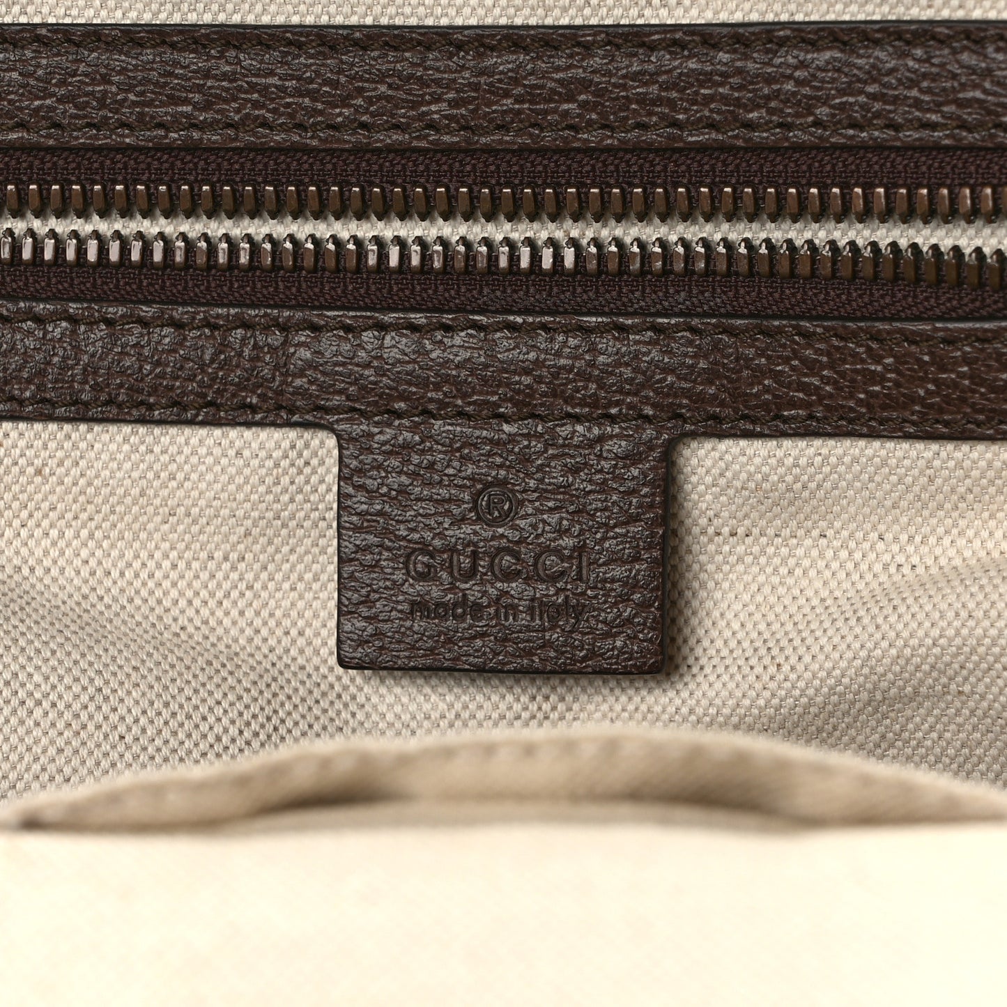 GG Supreme Monogram Calfskin Web Small Ophidia Day Backpack Beige Ebony New Acero