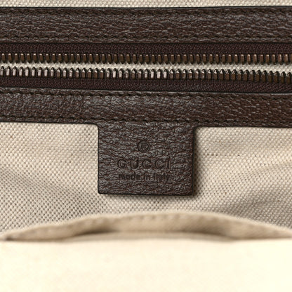 Gucci GG Supreme Monogram Calfskin Web Small Ophidia Day Backpack Beige Ebony New Acero 6 of 14