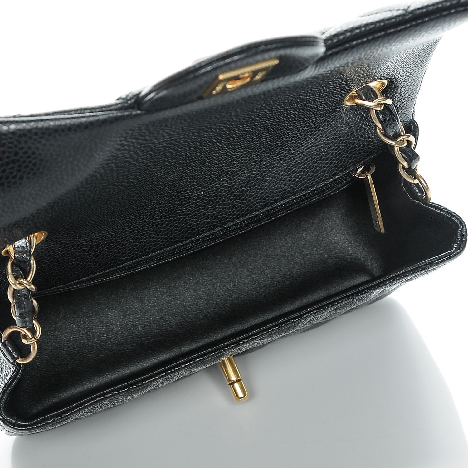 Chanel Caviar Quilted Mini Rectangular Flap Black 5 of 7